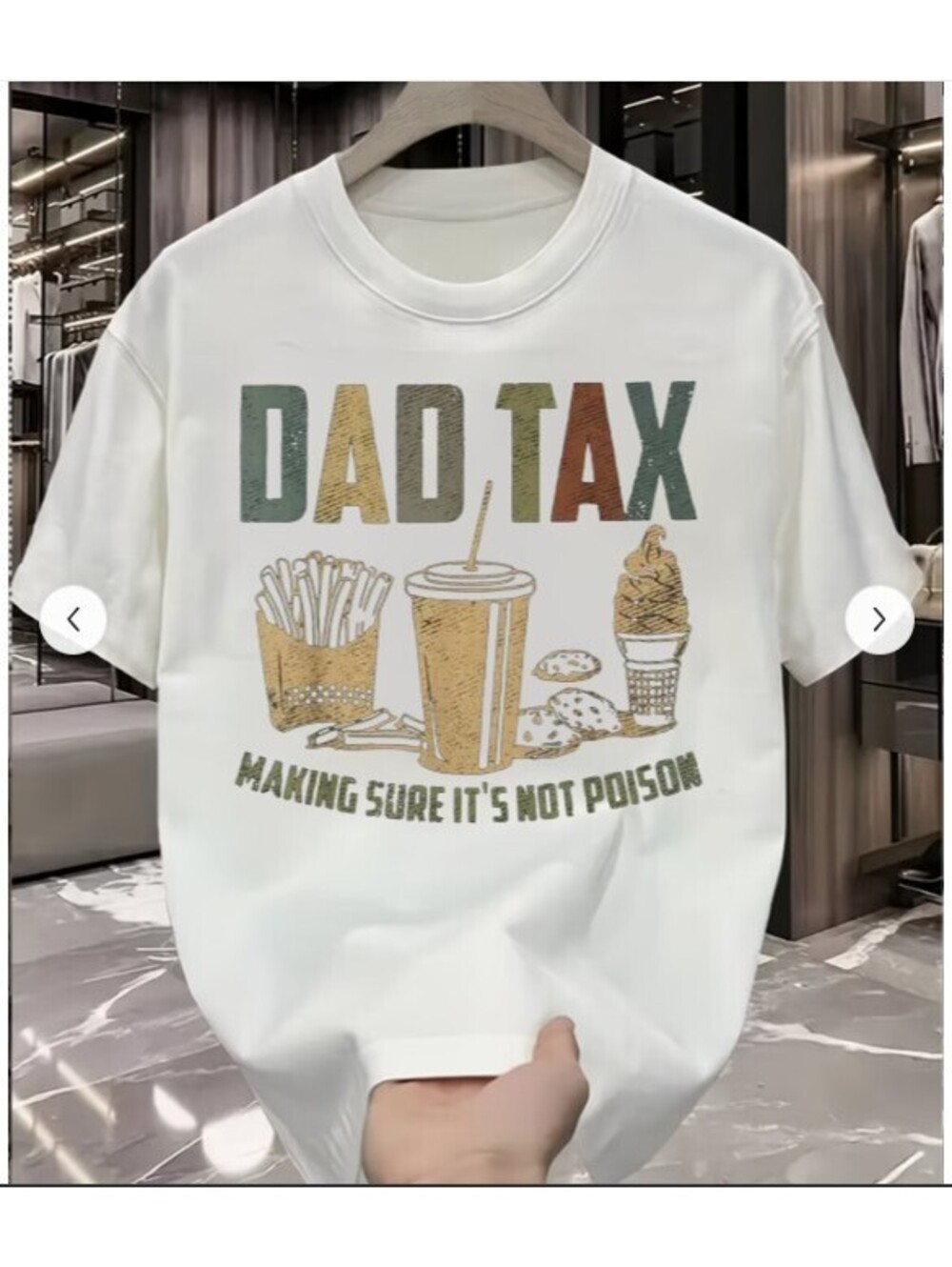 White Dad Tax Shirt 0133